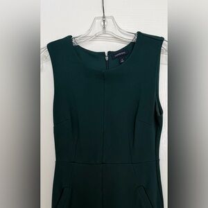 Lands' End Forest Green Sheath Dress